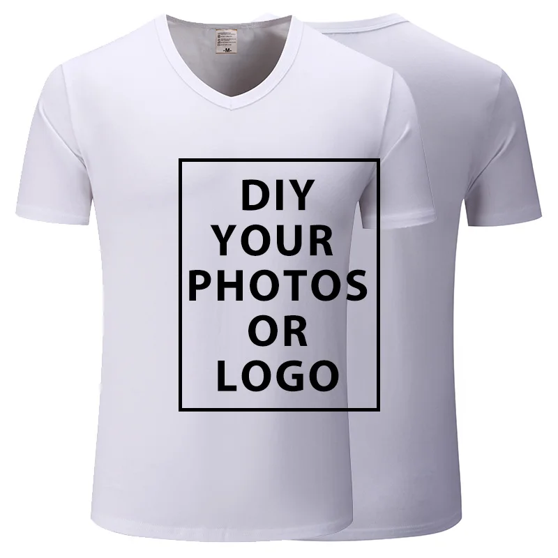 

Create Custom T-shirts Print Your Favorite Photo Design Men's Women's Unisex Casual Male tshirt Female Tops Tees Plus Size S-3XL