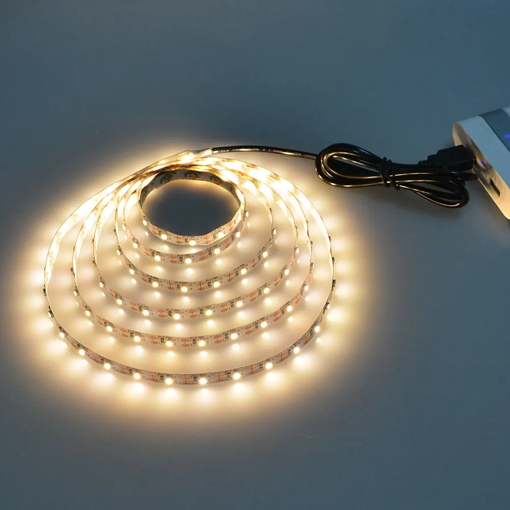 Люсис привело ТВ/PC Декор лампы подсветки светодиодный usb-кабель со светом Питание DC 5V RGB белый теплый белый кухня гостиная освещение