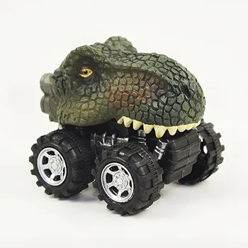 

Car Truck Birthday Racing Simple Toy Model Artificial Dinosaur Gift Children Action Kids Mini Back Home