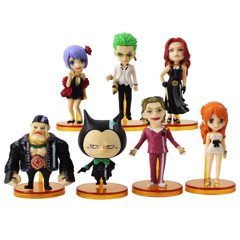 7 шт./компл. Аниме One Piece Film Gold vol.4 Sabo Koala Leisz Max игрушки Санджи и нами Chopper Baccara ПВХ