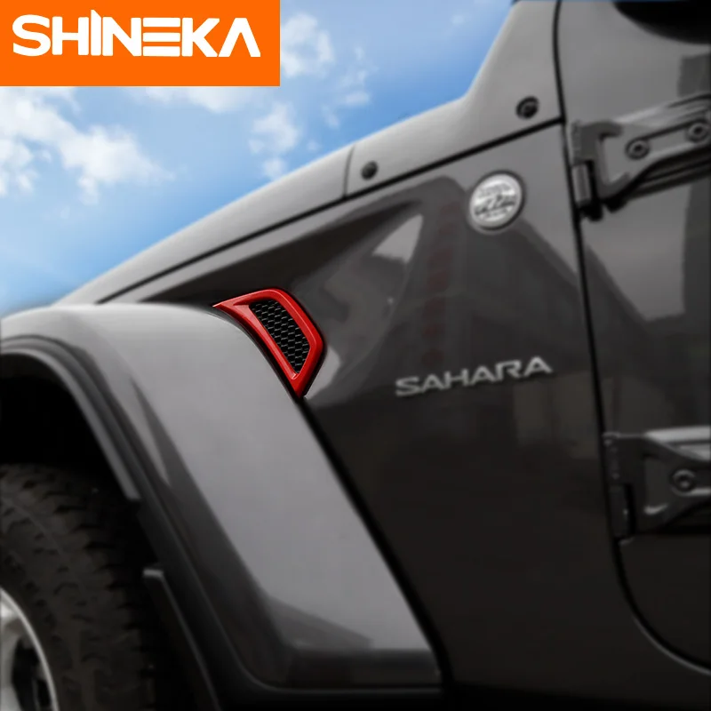 Автомобильные наклейки SHINEKA для jeep wrangler jl декоративная пластина в виде листьев