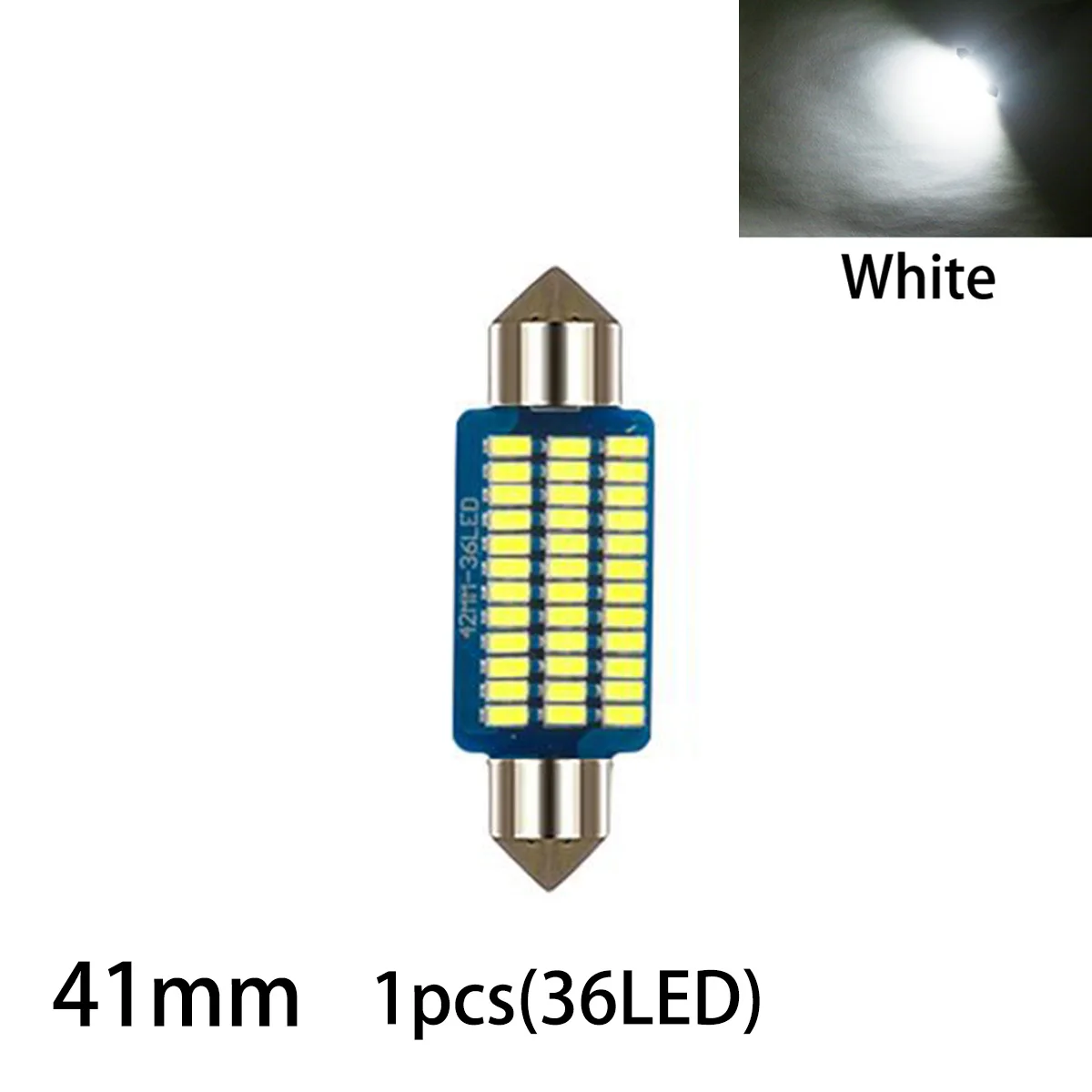 1 шт фестон без ошибок Canbus C5W C10W Авто интерьерная лампа 3014 SMD стильный светильник для автомобиля светодиодный фонарь Doom 31 мм 36 мм 39 мм 41 мм - Испускаемый цвет: 36mm 30led white