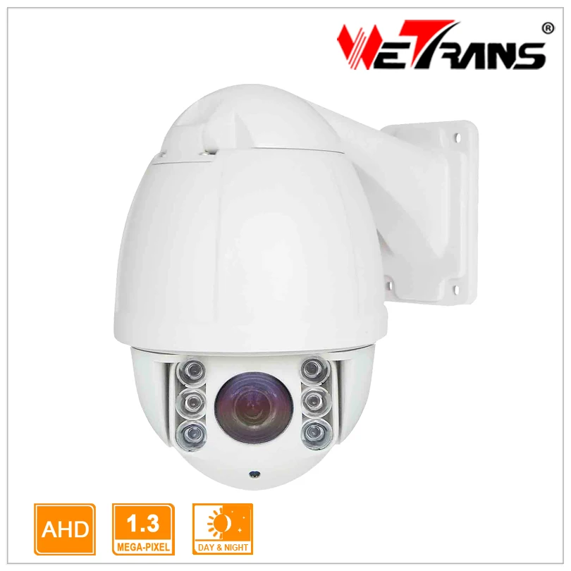 

TR- AHDPTZ905- 1.3MP 960P Weatherproof IP66 AHD PTZ Dome Camera 10X Optical Zoom 1500TVL Security CCTV Camera