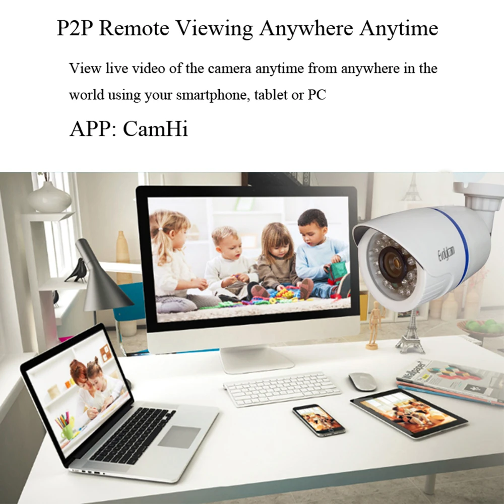 Najtaniej 1080P 2MP aparat ip hd gniazdo karty micro sd 720P Onvif kamera telewizji przemysłowej nadzór bezpieczeństwa IR Night Vision zewnętrzna kamera wodoodporna