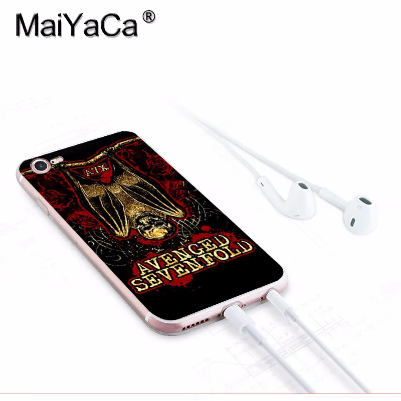 MaiYaCa Avenged Sevenfold роскошный резиновый чехол для телефона iphone 11 pro 8 7 66S Plus X 10 5s SE XS XR XS MAX Coque Shell - Цвет: 5