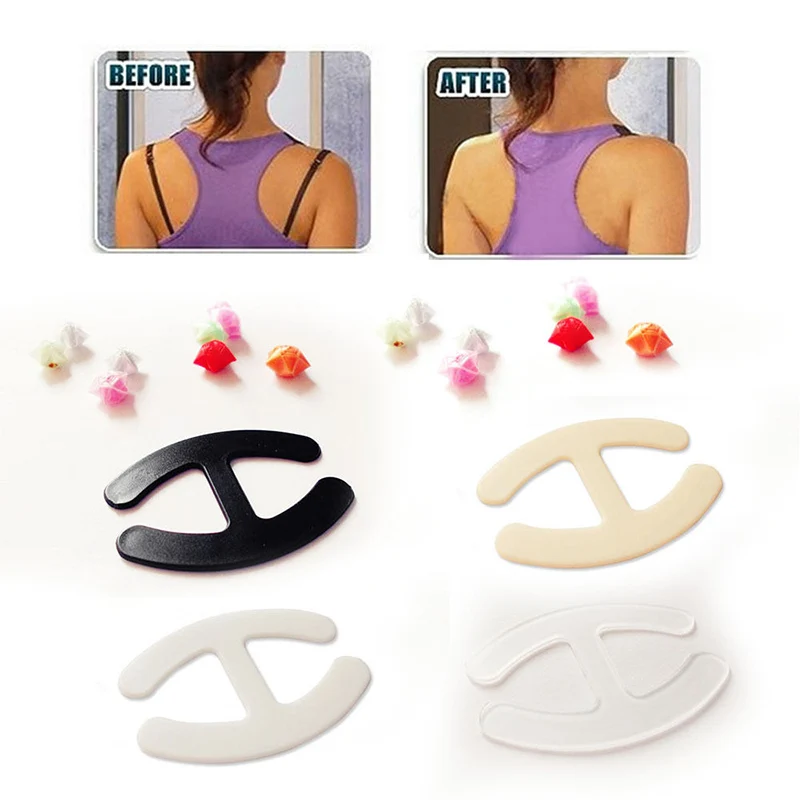 

3 PCS Clips Perfect Adjust Bra Clasp Strap Push Up Control Mixed-color Buckle
