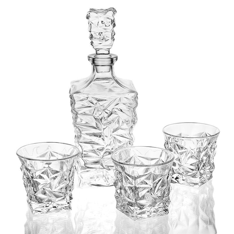 1 графин(750 мл) 6 стакан для виски es Beautiful Everest горный Графин Набор Ограниченная серия роскошное бессвинцовое Хрустальное стекло