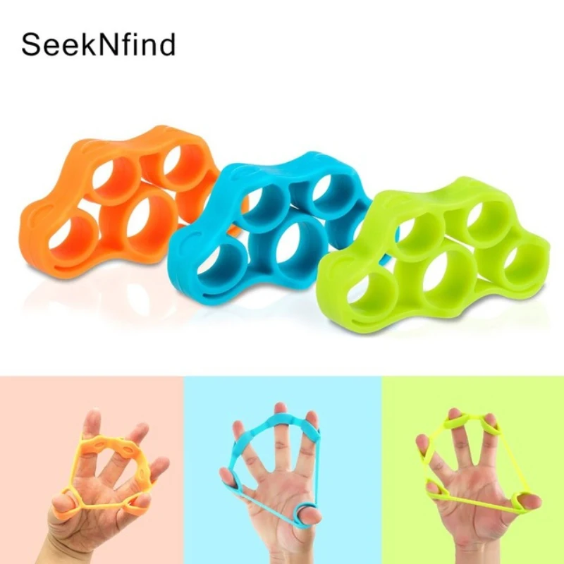

Finger Resistance Bands finger Hand Grip Muscle Power Training Elastic band Rubber Bands Hand Stretch Expander Fitness Equipment