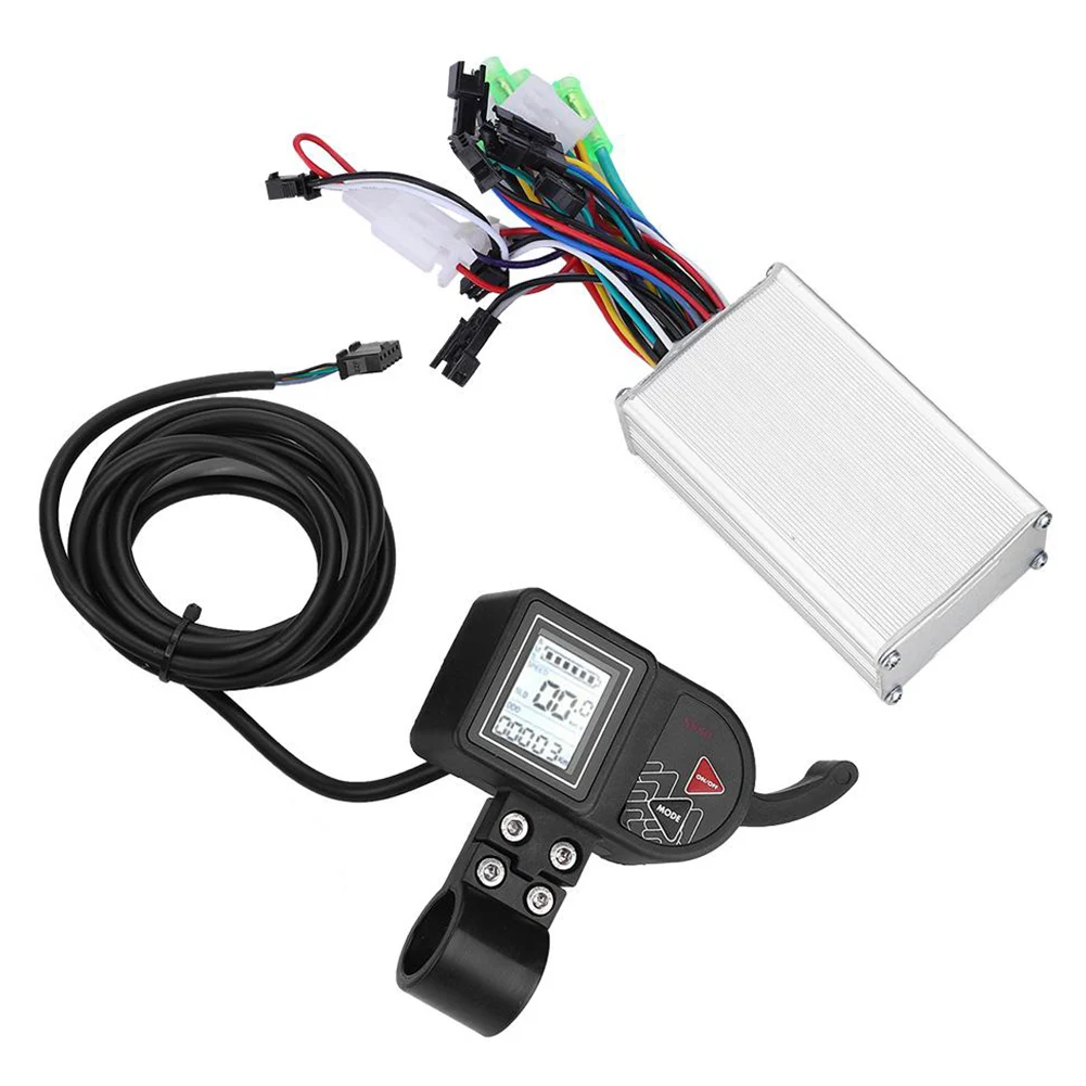 

Accessories Electric Bicycle Controller Control 250W 350W Panel Durable LCD Display Brushless Parts Stable Dual Mode 24V 36V 48V
