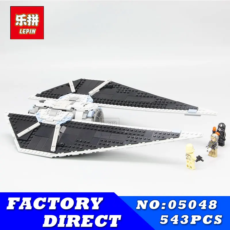 

LEPIN 05048 543Pcs Star Series Wars TIE Striker Model Educational Building Blocks Bricks Children Toys Gift Compatible 75154
