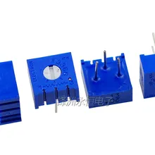 100 шт 3386 P потенциометр точное Регулируемое сопротивление 100 200 500 Ом 1 K, 2 K 5 K 10 K 20 K 50 K 100 K 200 K 500 K 1 M Ом