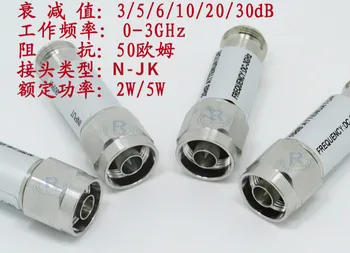 

N Type Attenuator 5W Fixed Attenuator Radio-frequency Attenuator Coaxial Attenuator C-3G N-JK Male to Female