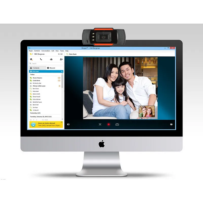 BASIX USB 2,0 веб-камера 480*640 высокой четкости веб-камера Встроенный микрофон с микрофоном Clip-on веб-камера для Skype Compute