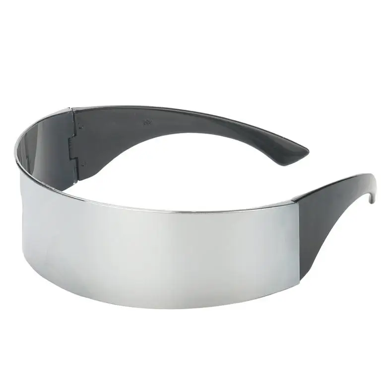 Мозаичные солнцезащитные очки, женские и мужские очки, забавные серебристые, черные, два ди мужчин, тени, очки Thug Life Bar, Клубные очки для диджея, UV400 L2 - Цвет линз: Серебристый
