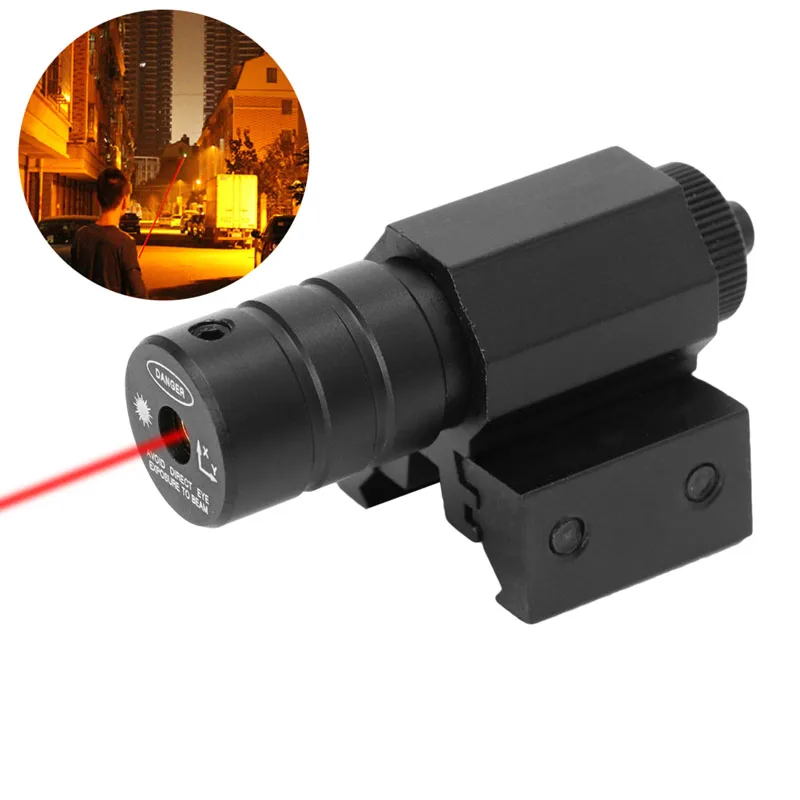 

Red Dot Laser Sight Rifle Gun Hunting Laser Aiming Equipment Fast Accurate Targeting Mount Scope Rail Switch for Rifle Pistol Hu