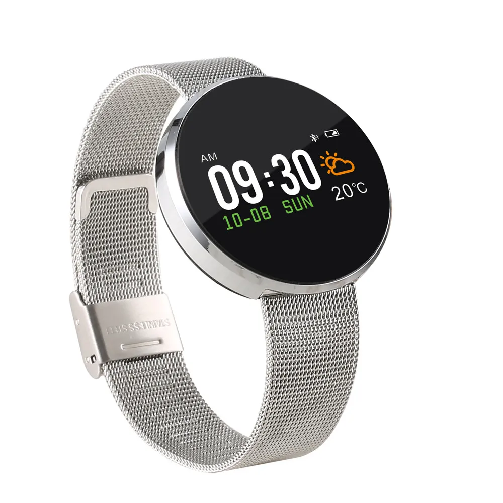 

2019 Newest IP67 Wateproof Men Women Fitness Motion Recording Movement, Heart rate Pedometer Notice Reminder Smartwatch #A