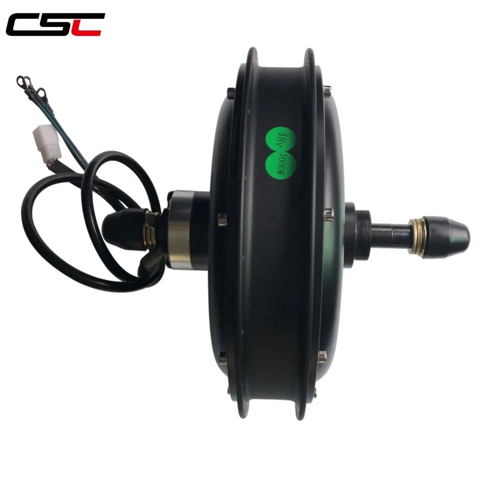 Top Snow Front or Rear Hub Motor 48V 1000W 1500W cassette / freewheel Electric Bicycle Brushless Gearless Snow Fat Ebike 1