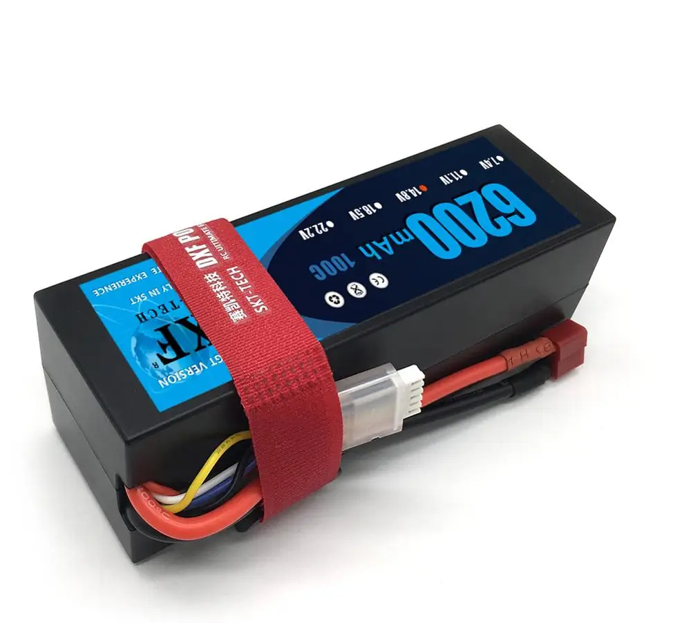 DXF POWER 6200mAh Lipo 4S 14,8 V 100C 200C жесткий чехол литий-полимерная батарея для RC автомобиля Лодка Дрон робот FPV грузовик