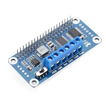 

Stepper Motor Driver Board PWM 2-Way Dual H-Bridge I2C Interface Module for Raspberry Pi DIY DC 6V-12V
