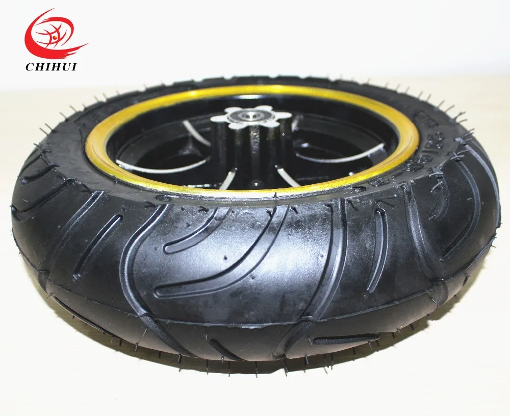 2 Wheel Electric Scooter Front Wheels 90/65 8 Tubeless Tire Wheel