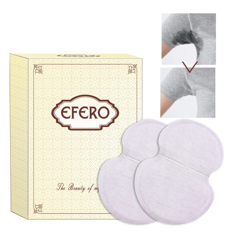 Efero 20 قطع = 10 pair الصيف مزيل العرق للنساء الإبطين العرق منصات المتاح حشيات من العرق المضادة للعرق الإبط ملصقات