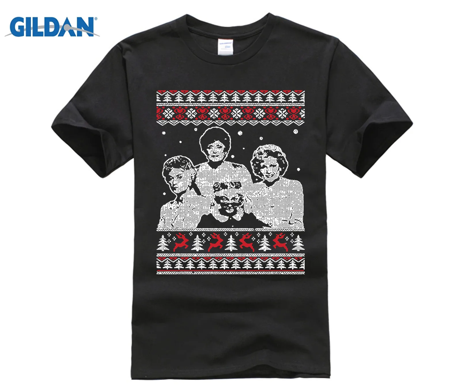Golden Girls Queens Ugly Christmas Sweater T Shirt-in T
