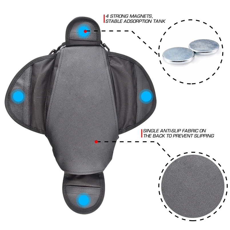 Мотоциклетная сумка на бак черного масла топлива магнитное седло мотоцикла одно плечо Сумка мото рюкзак Водонепроницаемый Окно чемодан