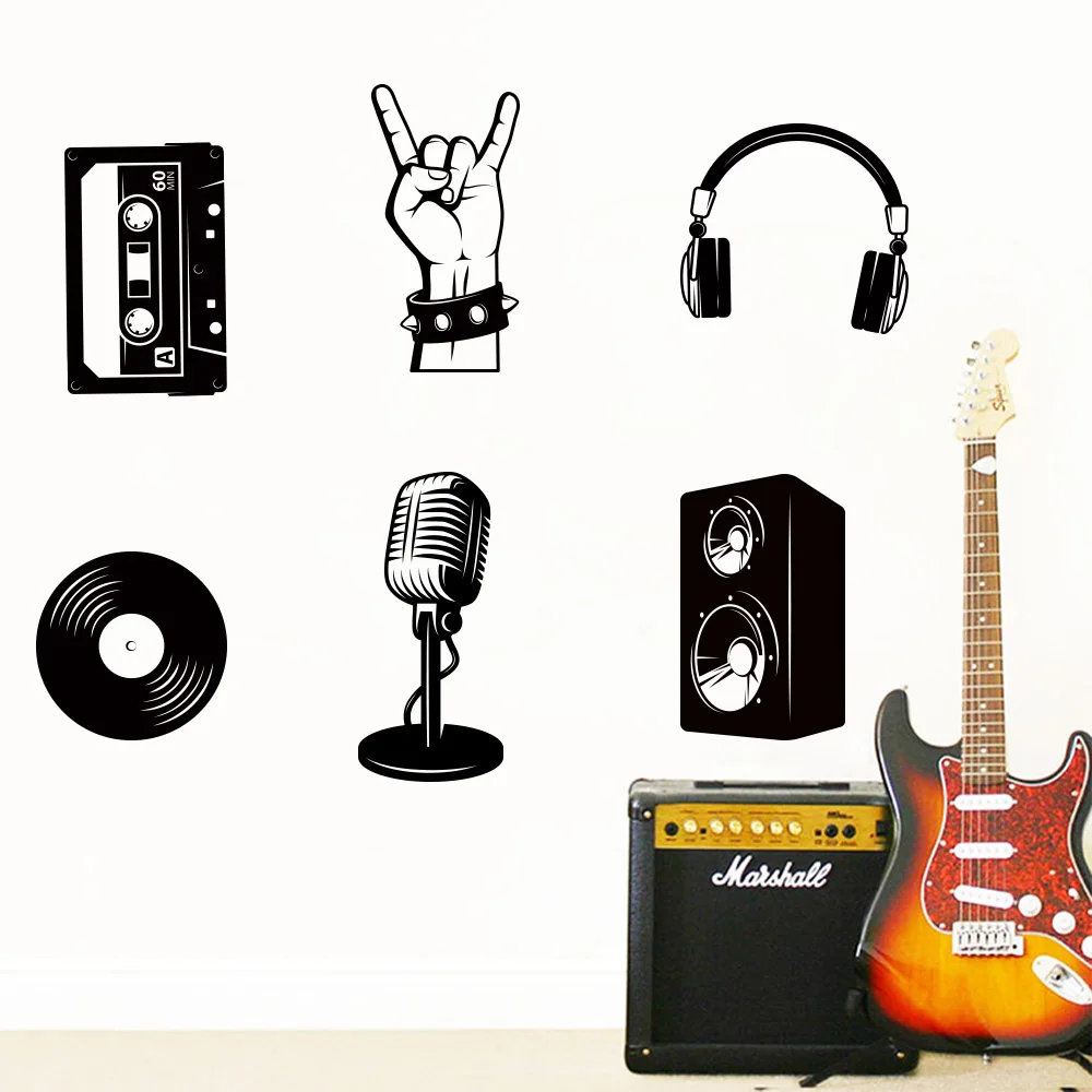 Music Is My Life Theme Bedroom Home Decor Dancing Music Note