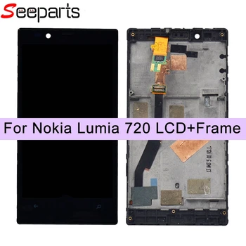 

100% Testing For Nokia Lumia 720 LCD Touch Screen For Nokia Lumia 720 Display Digitizer Assembly Replacement Parts N720 Lcd