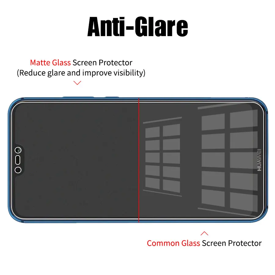 Против следов от пальцев Защита экрана для huawei P10 Plus защитная пленка матовая закаленное стекло для huawei P20 Lite P20 Pro
