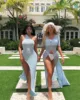 Kylie Jenner robe vestidos 2019 hot sale one shoulder split summer ribbed dress women slim fit sexy maxi long dress 4