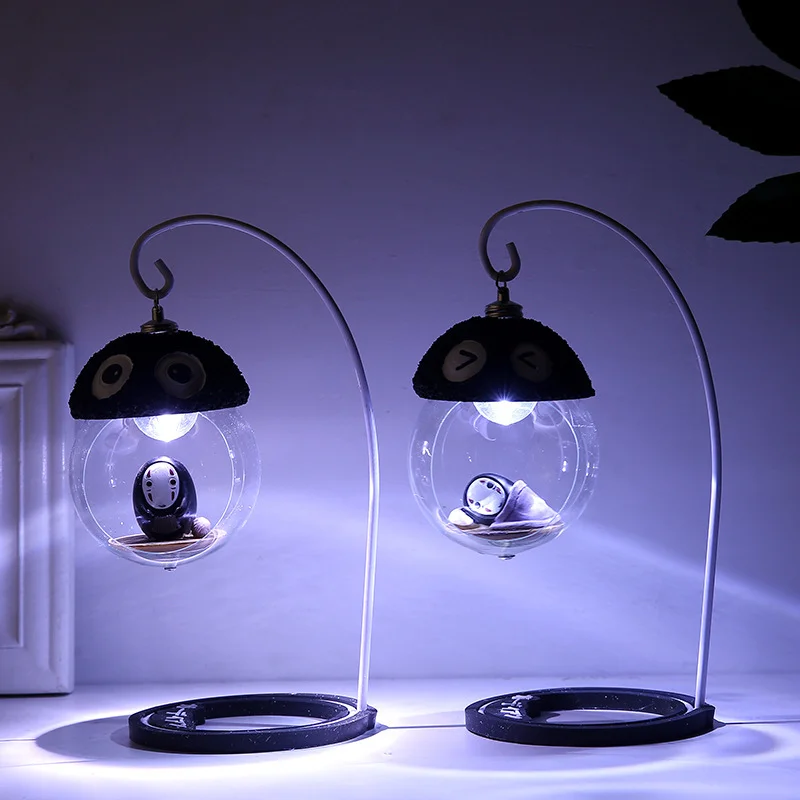  Cartoon Crafts Night Lamps Creative Resin Hayao Miyazaki No Face Man Decorations Lamp Kids Children - 32993940387