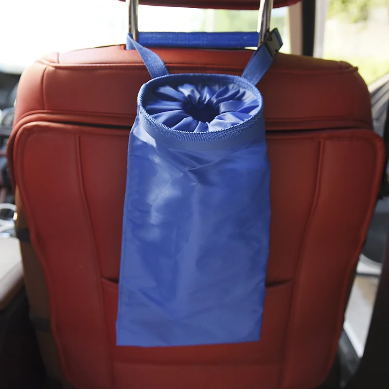 

Large Capacity Travel Storage Bag Car Back Seat Storage Organizer Trash Holder Hanger Rubbish Container Waste Bins Bucket