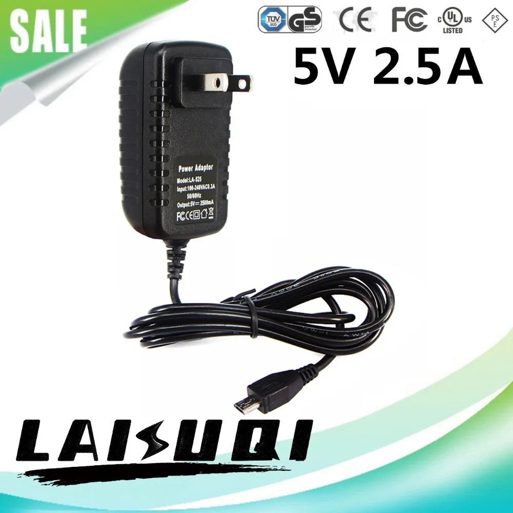 Адаптер питания для Raspberry pi 3 B + LAISUQI 1 шт. 5 В а Micro USB US разъем AC/DC|5v 2.5a micro usb|5v 3apower adaptor