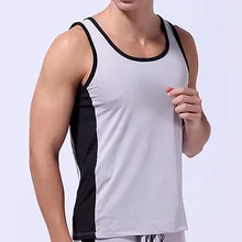 Мягкий удобный сексуальный мужской майка топ с круглым вырезом без рукавов Фитнес для мышц кружевная майка Летний только жилет Топ