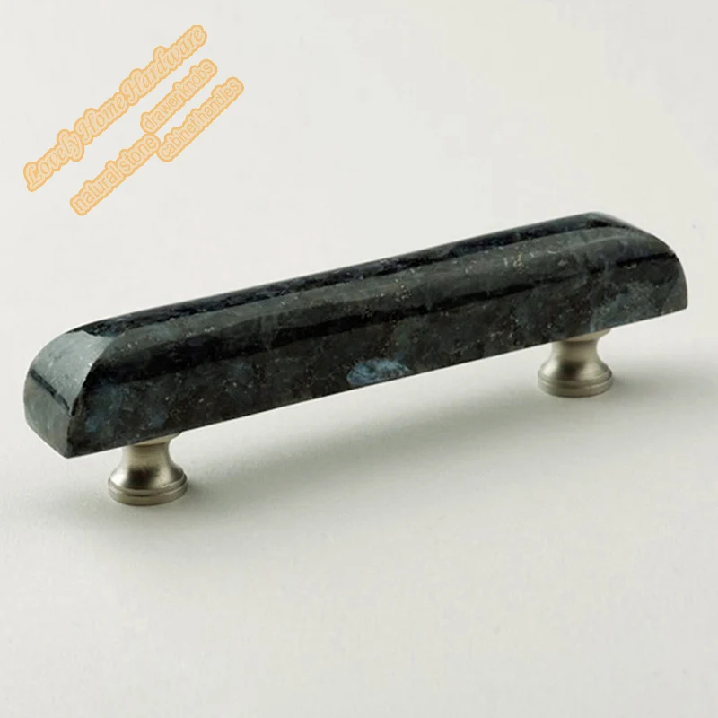 Novelty Door Hardware,Emerald Pearl Granite Brass Drawer Pulls