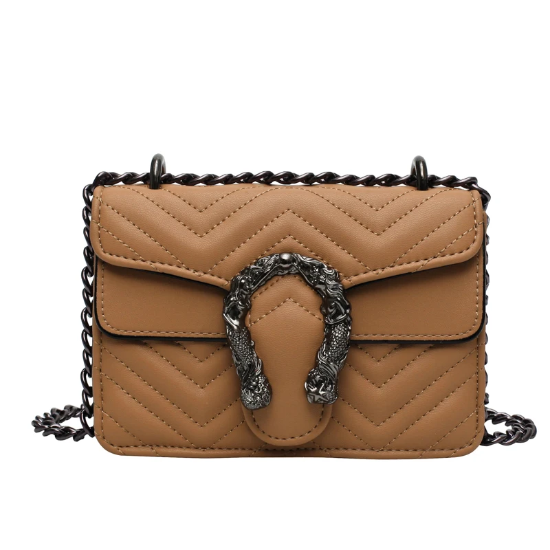 

2019 New Shelves Spring Fashion Ladies Shoulder Bag Luxury Noble Ladies Chain Diagonal Package 7 Colors Choose Daily Package