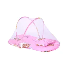 Детская декоративная комната Портативная складная детская противомоскитная сетка установка с подушкой для сна москитная сетка супер мягкая сетка