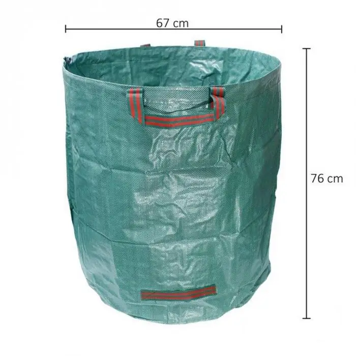 272L мешок для садовых отходов многоразовый лист травы светильник для газона и бассейна садовые сумки магазин UYT