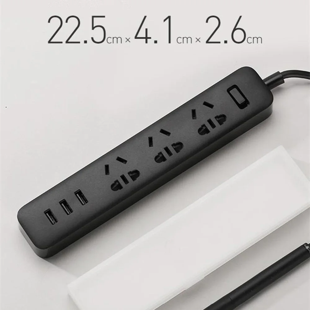 Удлинитель электрический Xiaomi 3 USB порта 2 А|Удлинители электрические| |