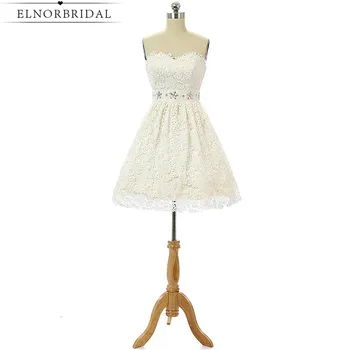 

Short Beach Lace Wedding Dresses Plus Size 2020 Sexy Bridal Summer Dress Mini Vestido De Noiva Women Bridals Gowns