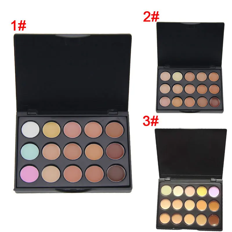 

High Quality New Professional 15 Color Concealer Palette Make Up Cream Camouflage Foundation Cosmetic Palettes 11