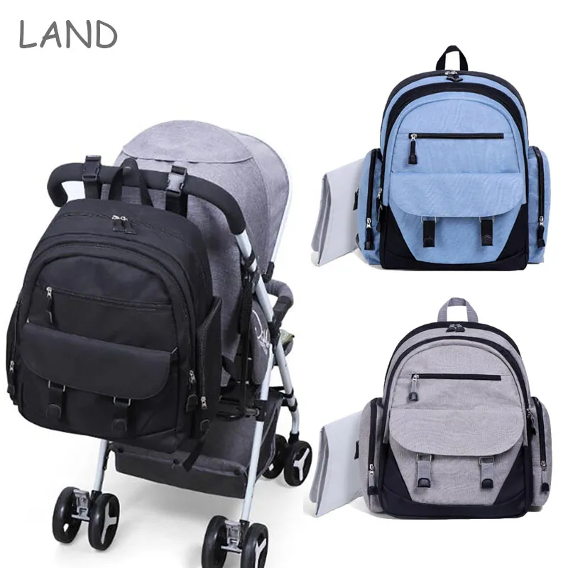 Модные Land пеленки сумка Новый стиль Multifuntion для мамы сумка для ухода за ребенком путешествия изоляции мама рюкзак