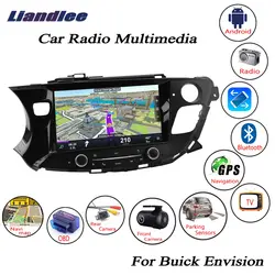 Liandlee для Buick Envision 2018 ~ 2014 Android автомобильный Радио плеер gps Navi навигации карты камера OBD ТВ экран без CD DVD
