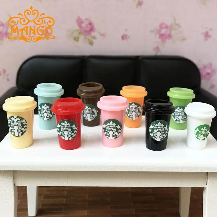

9pcs! Dollhouse Miniature 1:12 Dining room to-go cups