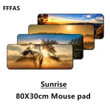 FFFAS 80X30 см природа sunrise коврик для мыши большой ноутбук компьютер ПК клавиатура и коврик для мыши лазерная печать Высокая эффективность противоскользящая