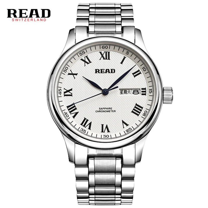 

READ watches imported quartz watch men's wear business core zoned sapphire mirror 30 meters waterproof R6003