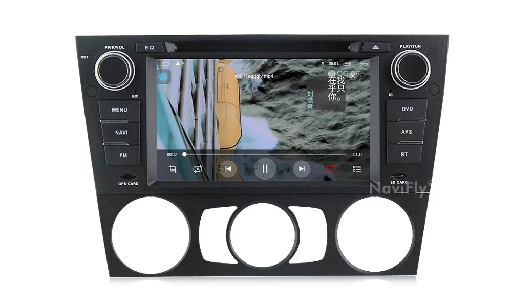 Clearance Navifly Android9.1 32G ROM 2G RAM 4G WIFI Car Multimedia player For BMW  E90,E91,E92,E93,3 series car audio dvd gps canbus 21