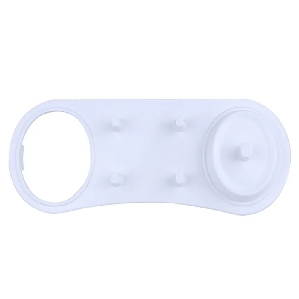

Multifunctional Double Base Storage Charger Stand Large Capacity No Drilling Bathroom Toothbrush Holder Teeth For Electric Heads