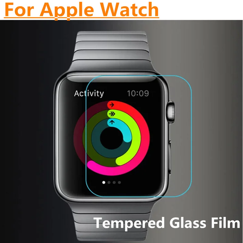 Закаленное стекло для Apple Watch Series полное покрытие 40 мм 44 38 42 iwatch Защитная пленка